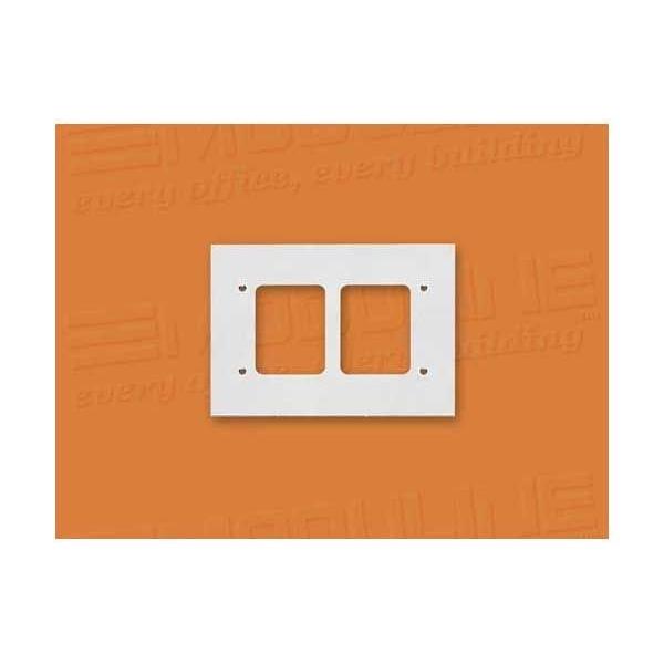 Facia 2 Gang Stainless Steel, Ideal Electrical Catalogue Switches Plugs Sockets Switches Grid Cover Plate - Construction Supplies Australia