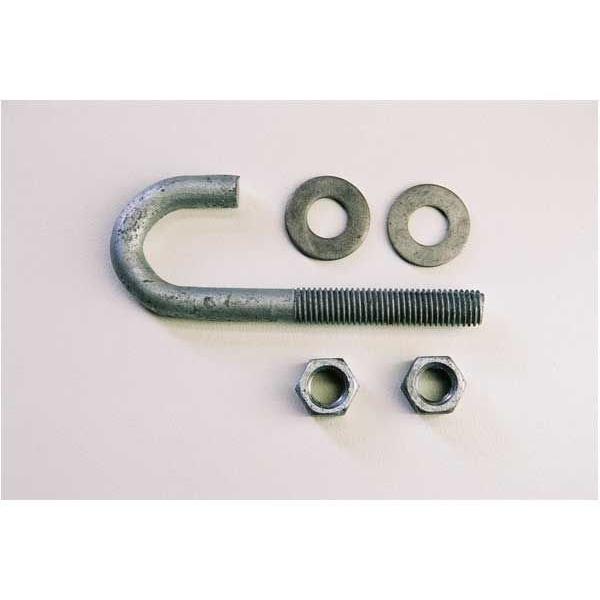 120mm J Bolt M12, Ideal Electrical Catalogue Hardware Nuts Bolts Stirrup Bolt J Form - Construction Supplies Australia