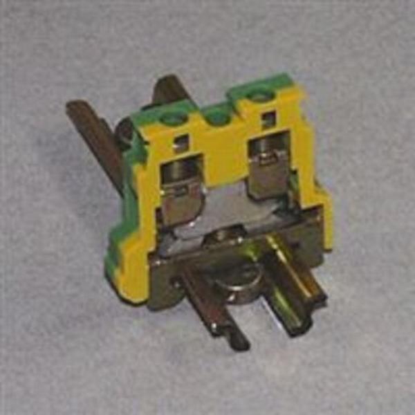 AKE2.5 2.5MM EARTH TERMINAL FOR TS-15 DIN-RAIL, Ideal Electrical Catalogue Wiring Accessories Terminal Block Ground Terminal Block - Construction Supplies Australia
