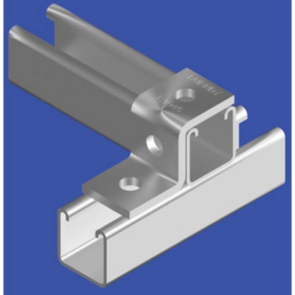 Z Fitting Three Hole Hot Dipped Galvanised, Ideal Electrical Catalogue Cable Management Cable Support Wall And Ceiling Bracket For Cable Support System - Construction Supplies Australia