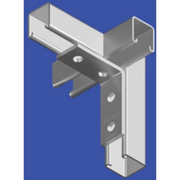 90 Angle Fitting (90 X 105mm) Hot Dipped Galvanised, Ideal Electrical Catalogue Cable Management Cable Support Accessories Spare Parts For Cable Carrying System - Construction Supplies Australia