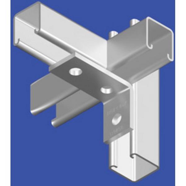 90 Angle Fitting (90X 57mm) Hot Dipped Galvanised, Ideal Electrical Catalogue Cable Management Cable Support Accessories Spare Parts For Cable Carrying System - Construction Supplies Australia