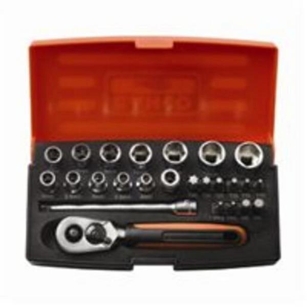 Socket Set Mini 1/4In Drive 25 Piece, Ideal Electrical Catalogue Tools Instrumentation Hand Tools Socket Spanner Set - Construction Supplies Australia