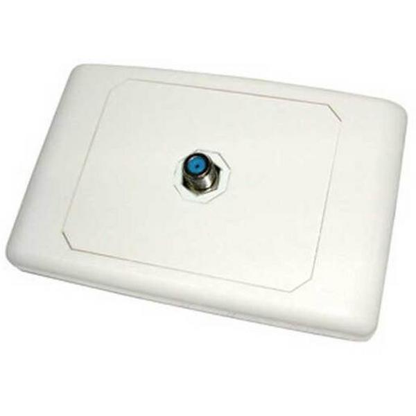 A-Class Outlet Plate 'F' Type, Ideal Electrical Catalogue Av Security Detection Antennas Antenna Mounting Material - Construction Supplies Australia