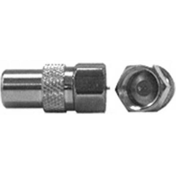 Adaptor 'F' Male To Iec (Pal) Male, Ideal Electrical Catalogue Av Security Detection Antennas Antenna Mounting Material - Construction Supplies Australia