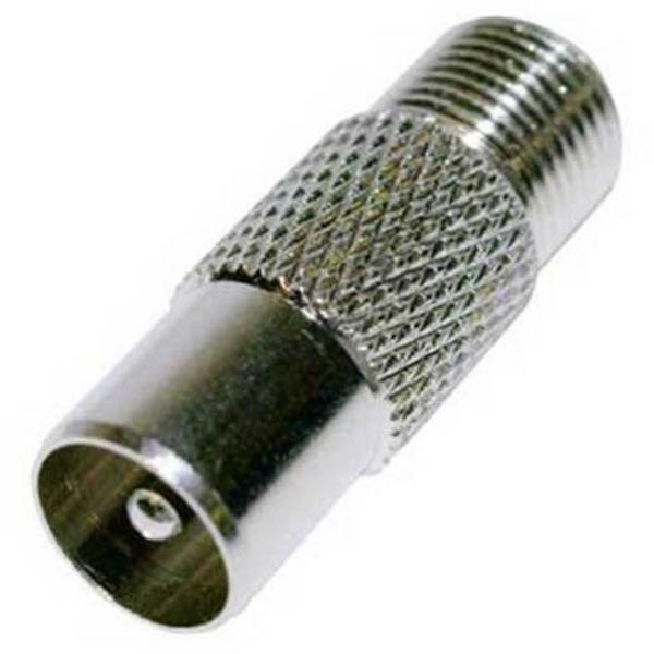 Adaptor 'F' Female To Iec (Pal) Male, Ideal Electrical Catalogue Av Security Detection Connector Communications Technology Adapter - Construction Supplies Australia