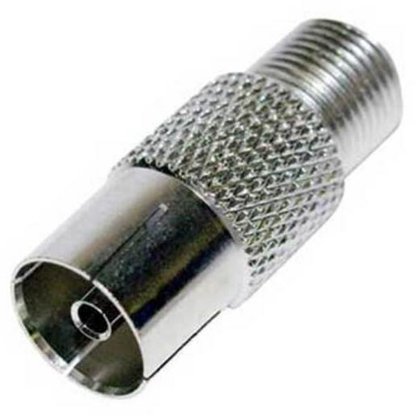 Adaptor 'F' Female To Iec (Pal) Female, Ideal Electrical Catalogue Av Security Detection Connector Communications Technology Adapter - Construction Supplies Australia