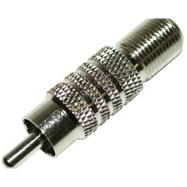Adaptor 'F' Female To Rca Male, Ideal Electrical Catalogue Av Security Detection Connector Communications Technology Adapter - Construction Supplies Australia