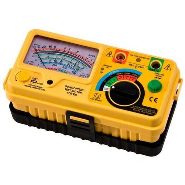Insulation Testeranalogue 250/500/1000V, Ideal Electrical Catalogue Tools Instrumentation Test Measurement Insulation Tester - Construction Supplies Australia