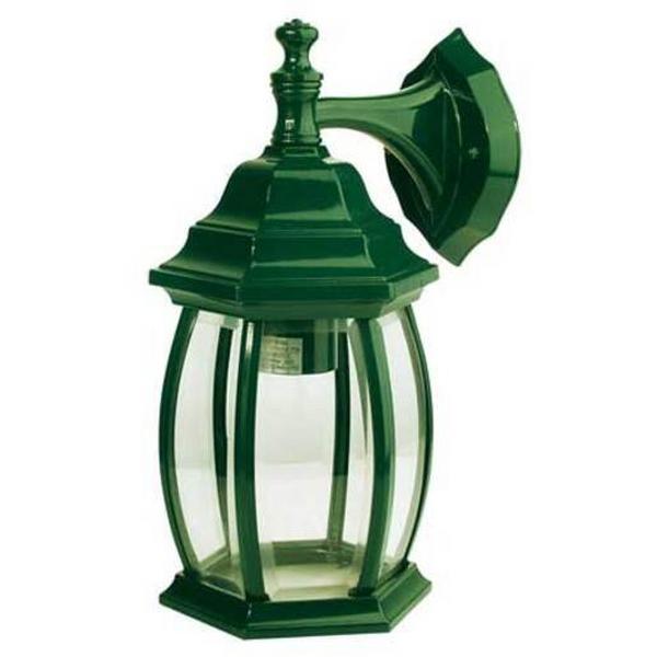 Wall Light E27 H330Xw170Xp190mm IP44 Green Coach Dwn Highgate, Ideal Electrical Catalogue Light Fittings Ceiling Wall Lighting Ceiling Wall Luminaire - Construction Supplies Australia