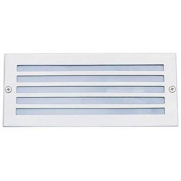 Wall Light E27 H100Xw230mm Stainless Steel Rec Louvred Bricklight, Ideal Electrical Catalogue Light Fittings Ceiling Wall Lighting Ceiling Wall Luminaire - Construction Supplies Australia