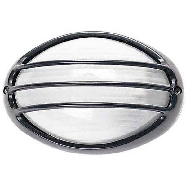 Bunker E27 210X145X100mm Ovl Guard Black Galaxy, Ideal Electrical Catalogue Light Fittings Ceiling Wall Lighting Ceiling Wall Luminaire - Construction Supplies Australia