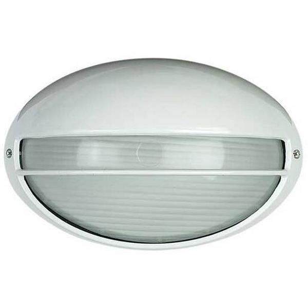 Bunker E27 210X145X100mm Ovl Eyelid White Galaxy, Ideal Electrical Catalogue Light Fittings Ceiling Wall Lighting Ceiling Wall Luminaire - Construction Supplies Australia