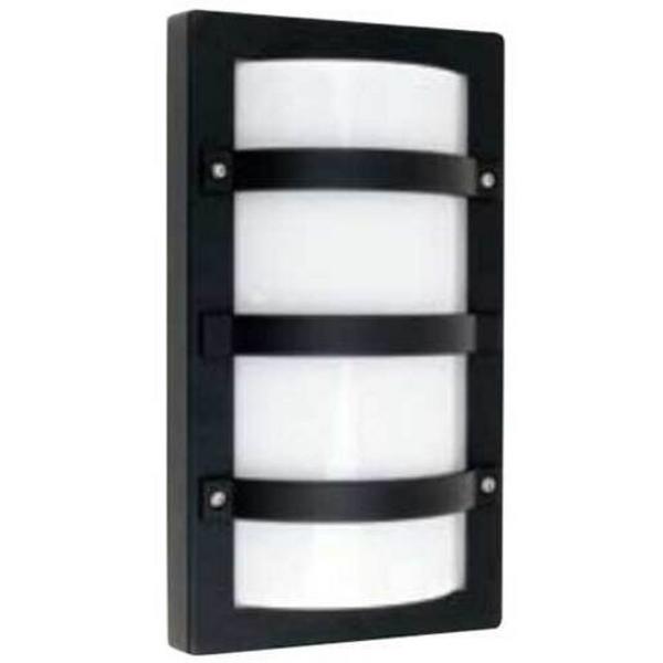WALL LIGHT E27 H320 X W185 X P95MM IP65 ALUM BLACK TRIO, Ideal Electrical Catalogue Light Fittings Ceiling Wall Lighting Ceiling Wall Luminaire - Construction Supplies Australia