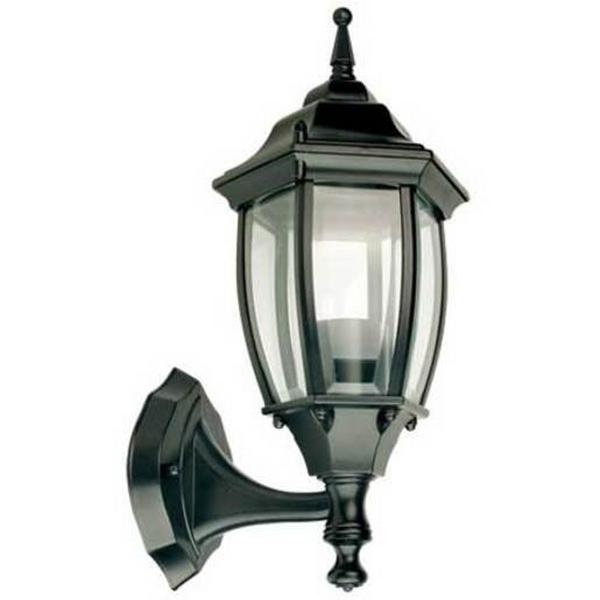 WALL LIGHT E27 H370 X W170 X P200MM IP44 BLACK COACH UP HIGHGATE, Ideal Electrical Catalogue Light Fittings Ceiling Wall Lighting Ceiling Wall Luminaire - Construction Supplies Australia