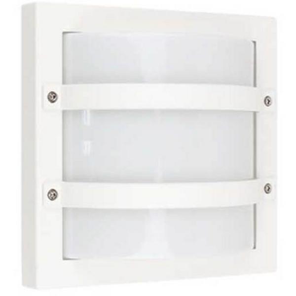 WALL LIGHT E27 H240 X W240 X P120MM IP65 WHITE GUARD LARGO, Ideal Electrical Catalogue Light Fittings Ceiling Wall Lighting Ceiling Wall Luminaire - Construction Supplies Australia