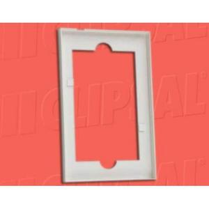 MOUNTING SURROUND 1GANG SATURN WHITE
