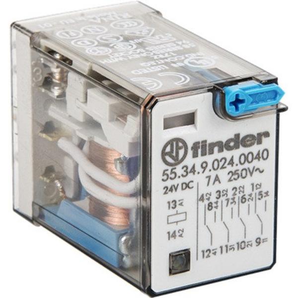 Relay 7A 4Co 24VDC Coil W/Pb+Mi, Ideal Electrical Catalogue Power Distribution Relays Switching Relay - Construction Supplies Australia