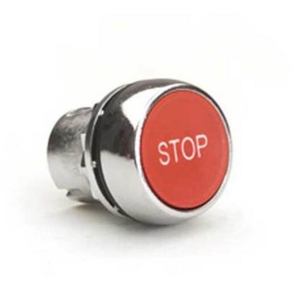 Button Flush Metal Red Stop, Ideal Electrical Catalogue Industrial Push Button Front Element For Push Button - Construction Supplies Australia