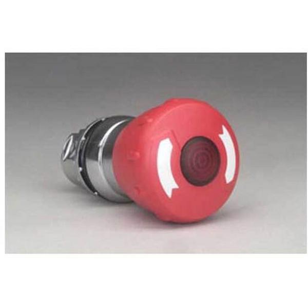 Button Metal Illuminated E/Stop 40mm, Ideal Electrical Catalogue Industrial Push Button Front Element For Mushroom Push Button - Construction Supplies Australia