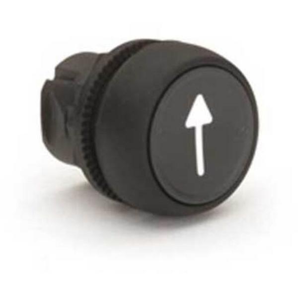 Button Flush Plastic Blck (Arrow), Ideal Electrical Catalogue Industrial Push Button Front Element For Push Button - Construction Supplies Australia