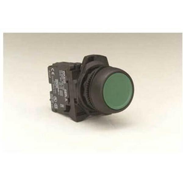 Button Plastic Green - 1N/O, Ideal Electrical Catalogue Switches Plugs Sockets Switches Push Button - Construction Supplies Australia