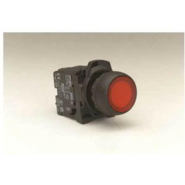 BUT PLAS ILL RED 240VAC - 1N/C, Ideal Electrical Catalogue Industrial Push Button Push Button Complete - Construction Supplies Australia
