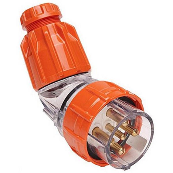 Plug Angled 5 Pin 32A 500VAC, Ideal Electrical Catalogue Industrial Industrial Plugs Sockets Industrial Plug - Construction Supplies Australia