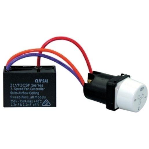 Clipsal 30CSFM-WE | MECH CONTROLLER FOR CEILING SWEEP FAN | Accessories ...