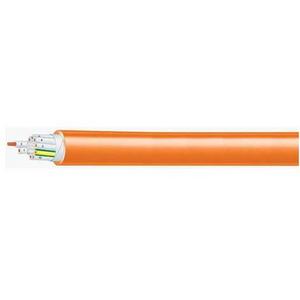 CABLE CONTROL 1.5MM 7/050 4C+E ORANGE SHEATH