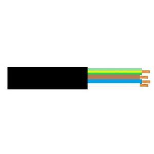 CABLE FLEX ORDINARY DUTY 1.5MM 30/025 4C 100M BLACK SHEATH