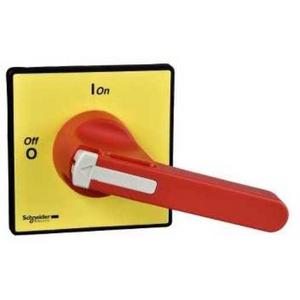 TESYS VARIO - FRONT AND RED ROTARY HANDLE - 1 TO 3 PADLOCKING