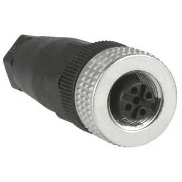 Connector Straight M12 4 Pin, Ideal Electrical Catalogue Wiring Accessories Connector Circular Connector For Field Assembly Industrial Connector - Construction Supplies Australia