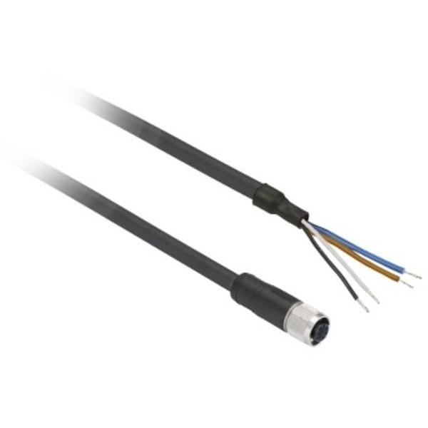 LEAD 5M M12 STR FEM TO BARE, Ideal Electrical Catalogue Industrial Sensor Sensor Actuator Patch Cord - Construction Supplies Australia