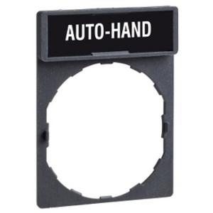 LEGEND HOLDER 30 X 40MM WITH LEGEND 8 X 27MM WITH MARKING AUTO-HAND