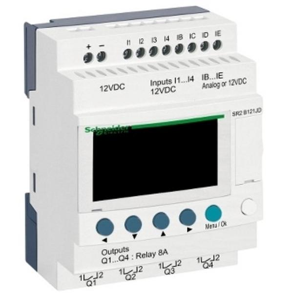 COMPACT SMART RELAY ZELIO LOGIC 12 I/O 12VDC DISPLAY AND CLOCK, Ideal Electrical Catalogue Industrial Plc Logic Module - Construction Supplies Australia