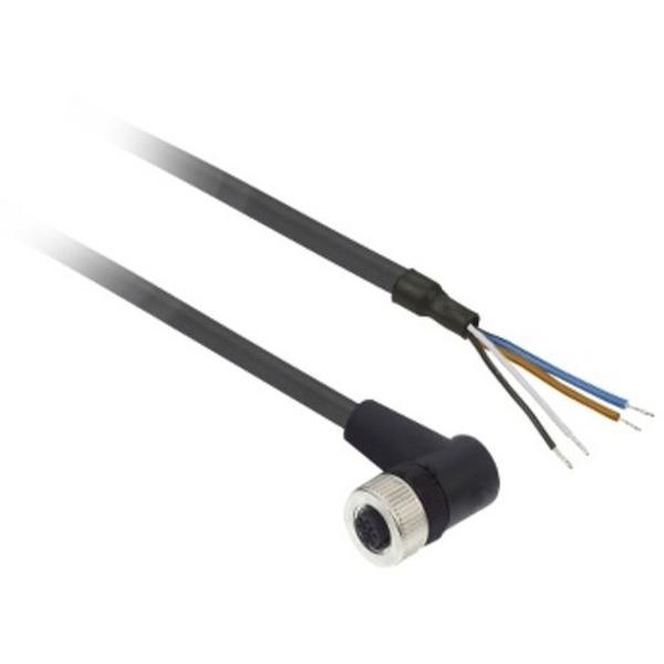 Lead 10M M12 90Deg Fem To Bare, Ideal Electrical Catalogue Industrial Sensor Sensor Actuator Patch Cord - Construction Supplies Australia
