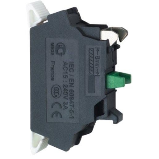 Contact Block Spring Clamp 1N/O