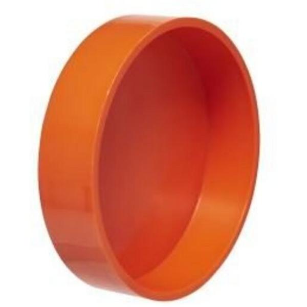 CONDUIT END CAP 100MM ORANGE, Ideal Electrical Catalogue Cable Management Conduit Rigid End Caps - Construction Supplies Australia