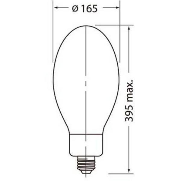 Lamp High Pressure Sodium 940 Watt E40 Base 131000 Lumen, Ideal Electrical Catalogue Lamps High Intensity Discharge High Pressure Sodium Vapour Lamp - Construction Supplies Australia