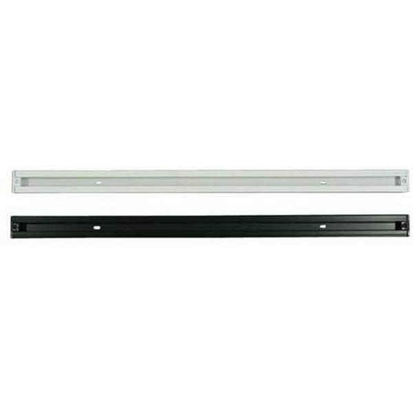 Track 1M 3 Wire Black, Ideal Electrical Catalogue Light Fittings Ceiling Wall Lighting Light Track - Construction Supplies Australia