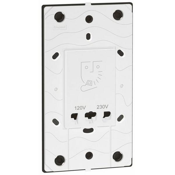 Shaver Socket 230V/120-230V Screw Mounti, Ideal Electrical Catalogue Switches Plugs Sockets Outlets Shaver Socket Outlet - Construction Supplies Australia