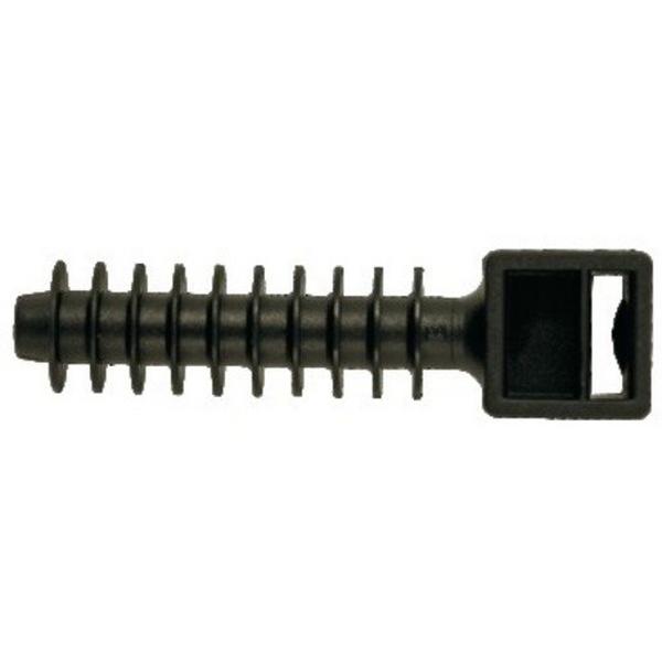 Cable Tie Anchor 6mm Hole 9mm Tie (X100), Ideal Electrical Catalogue Hardware Cable Tie Mounting Base For Cable Ties - Construction Supplies Australia