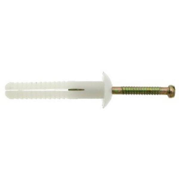 Nylon Anchor Mushroom Head 6.5mm X 50mm (Pack 50), Ideal Electrical Catalogue Hardware Nuts Bolts Hammer Set Anchor - Construction Supplies Australia