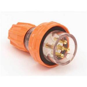 PLUG 5 PIN 40A500V RES ORANGE