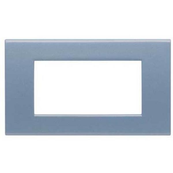 Light - 4 Mod Coverplate Light White, Ideal Electrical Catalogue Switches Plugs Sockets Switches Grid Cover Plate - Construction Supplies Australia