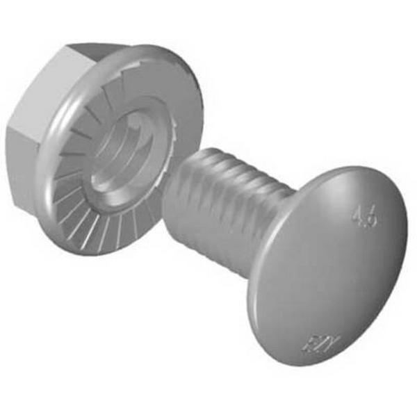 Nut Flange 3/8In Heavy Duty Ezystrut Cnh, Ideal Electrical Catalogue Cable Management Channel Strut Fastening Element For Mounting Rail Profile - Construction Supplies Australia