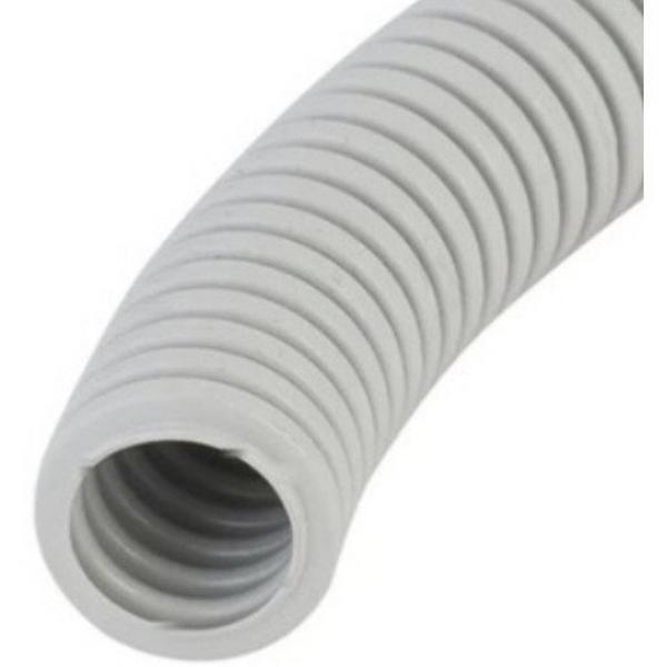 Corrugated Conduit 16mm X 50M Grey Medium Duty, Ideal Electrical Catalogue Cable Management Conduit Corrugated Corrugated Conduit - Construction Supplies Australia