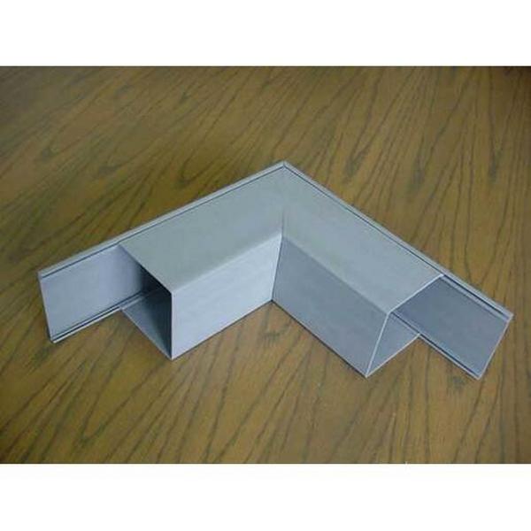 Duct External Angle Maxi Trunking 100X100mm Grey, Ideal Electrical Catalogue Cable Management Duct Flat Bend For Wall Duct - Construction Supplies Australia