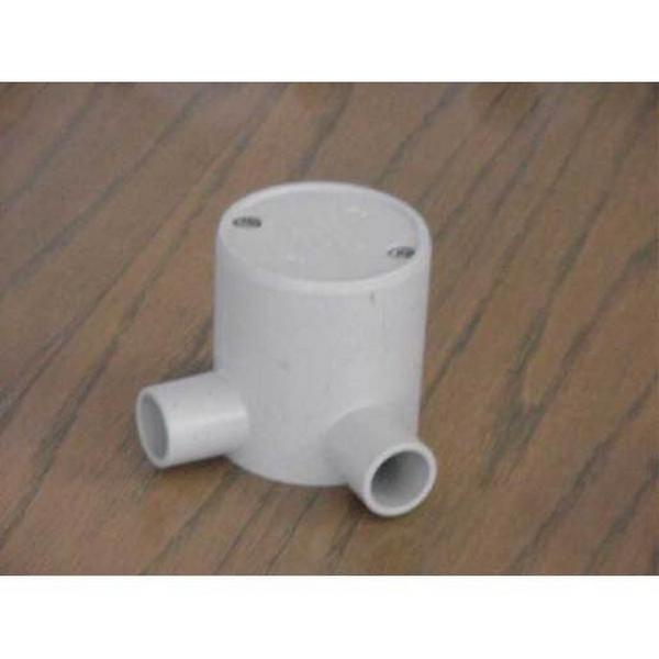 Junction Box 20mm 2W And Dp Rigid Entry - Grey, Ideal Electrical Catalogue Cable Management Conduit Rigid Conduit Junction Box - Construction Supplies Australia